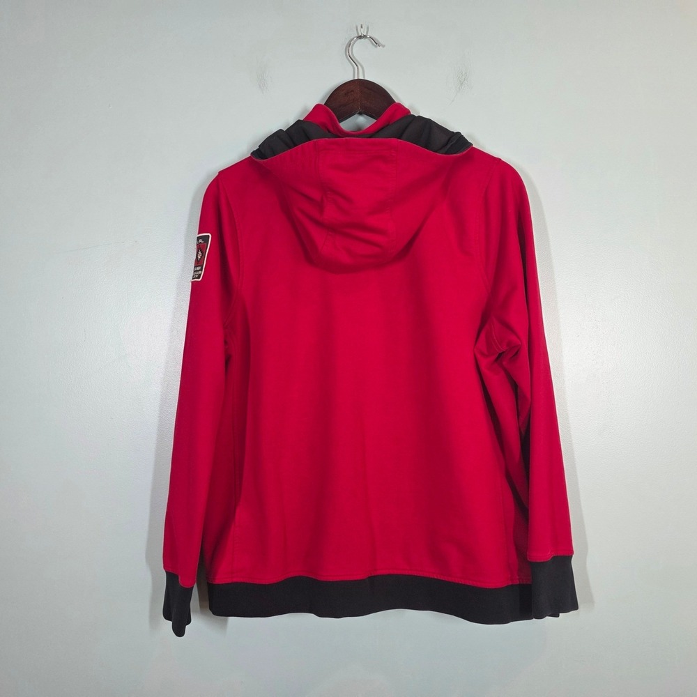 Lauren Ralph Lauren Active Women 1X Red Full Zip Hooded Jacket Southwest Patch - Picture 11 of 12